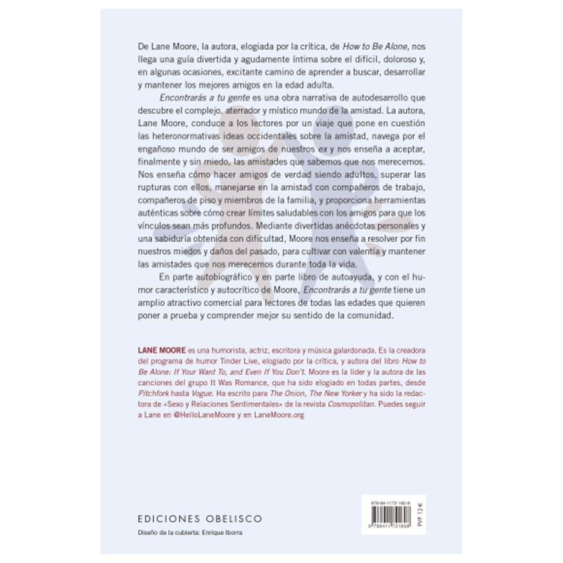 LIBRO ENCONTRARAS A TU GENTE LANE MOORE - 2