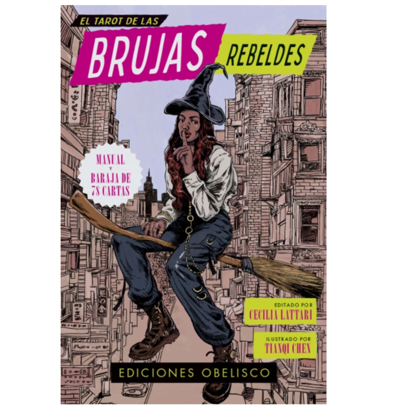 LIBRO EL TAROT DE LAS BRUJAS REBELDES +CARTAS CECILIA LATTARI - 1