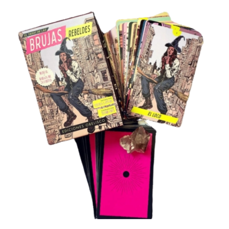 LIBRO EL TAROT DE LAS BRUJAS REBELDES +CARTAS CECILIA LATTARI - 3