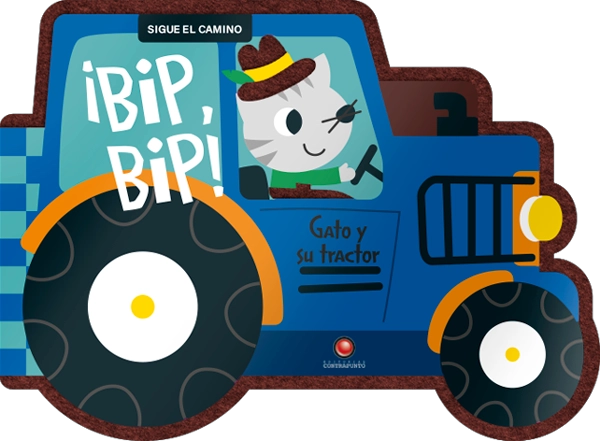 LIBRO INFANTIL SIGUE EL CAMINO GATO Y SU TRACTOR ¡BIP, BIP! DEBORAH VAN DE LEIJGRAAF - 5