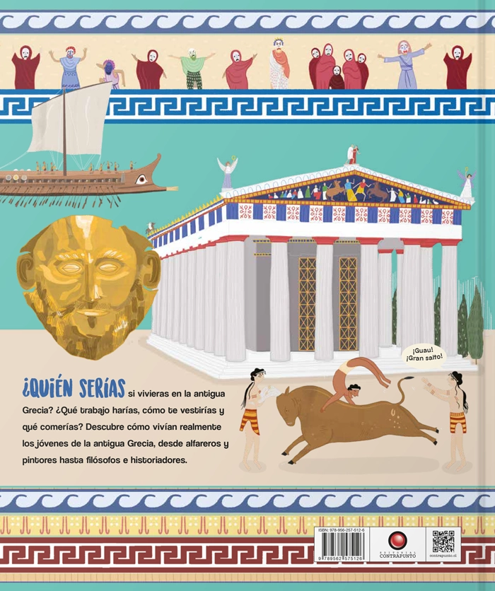 LIBRO INFANTIL LA VIDA EN LA ANTIGUA GRECIA MARY AULD - 8