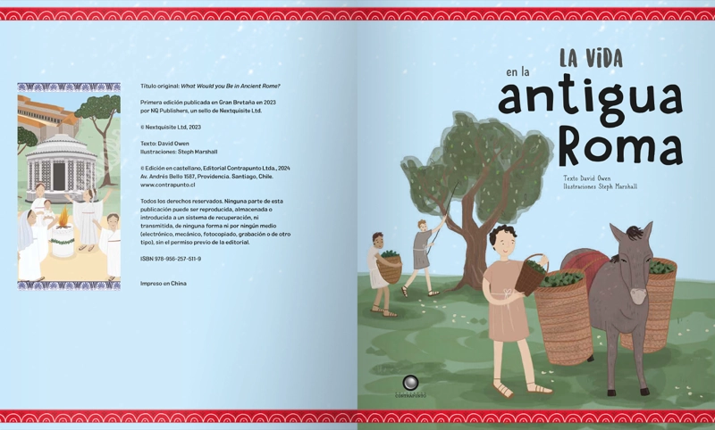 LIBRO INFANTIL LA VIDA EN - LA ANTIGUA ROMA DAVID OWEN - 9
