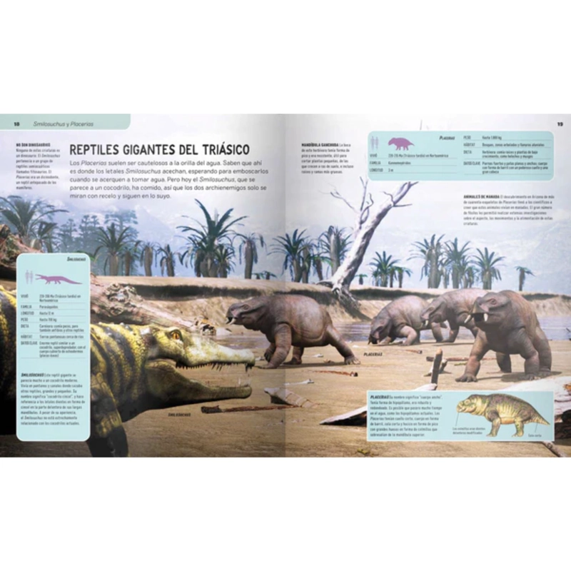 LIBRO INFANTIL LA ERA DE LOS DINOSAURIOS. ORIGENES, VIDA Y EXTINCIÓN NQ - 3
