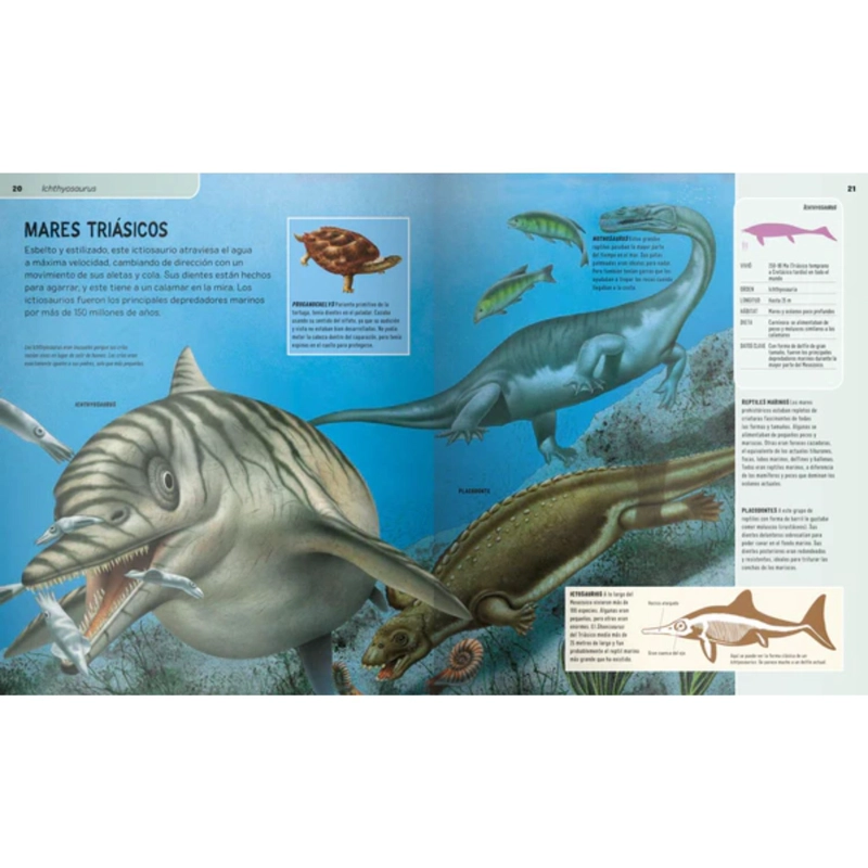 LIBRO INFANTIL LA ERA DE LOS DINOSAURIOS. ORIGENES, VIDA Y EXTINCIÓN NQ - 4