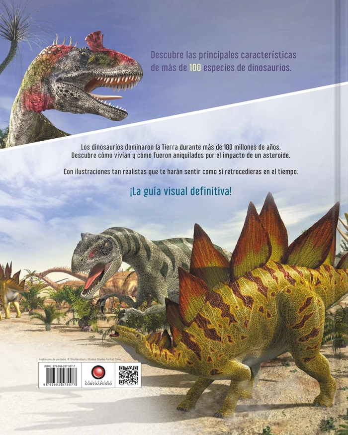 LIBRO INFANTIL LA ERA DE LOS DINOSAURIOS. ORIGENES, VIDA Y EXTINCIÓN NQ - 8