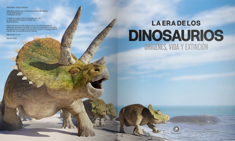 LIBRO INFANTIL LA ERA DE LOS DINOSAURIOS. ORIGENES, VIDA Y EXTINCIÓN NQ - 9