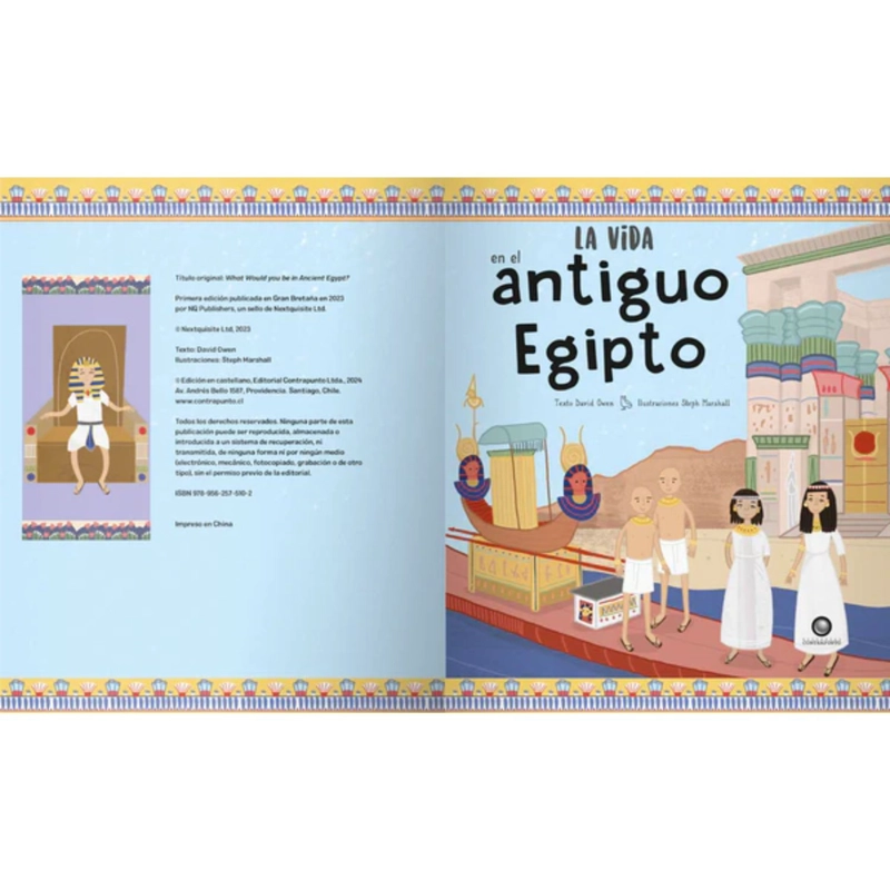 LIBRO INFANTIL LA VIDA EN - EL ANTIGUO EGIPTO DAVID OWEN - 2