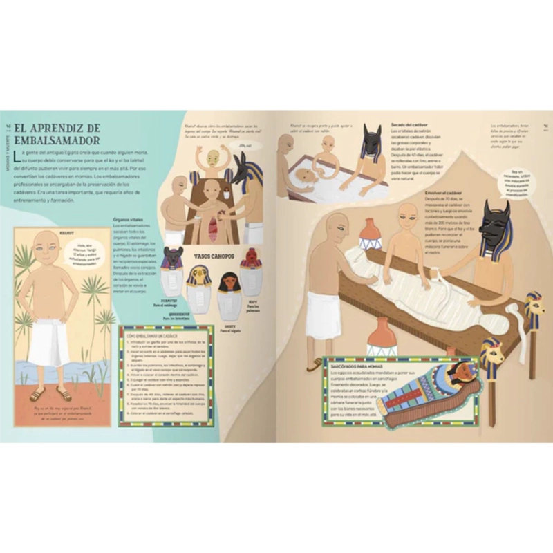 LIBRO INFANTIL LA VIDA EN - EL ANTIGUO EGIPTO DAVID OWEN - 3