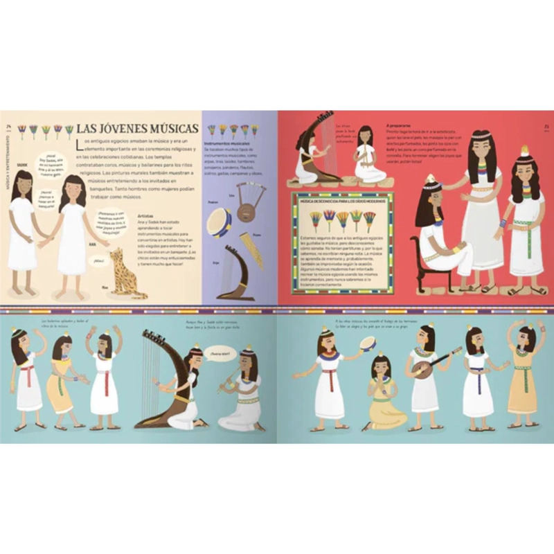 LIBRO INFANTIL LA VIDA EN - EL ANTIGUO EGIPTO DAVID OWEN - 4