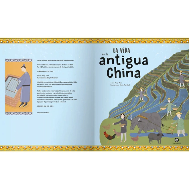 LIBRO INFANTIL LA VIDA EN LA ANTIGUA CHINA MARY AULD - 2