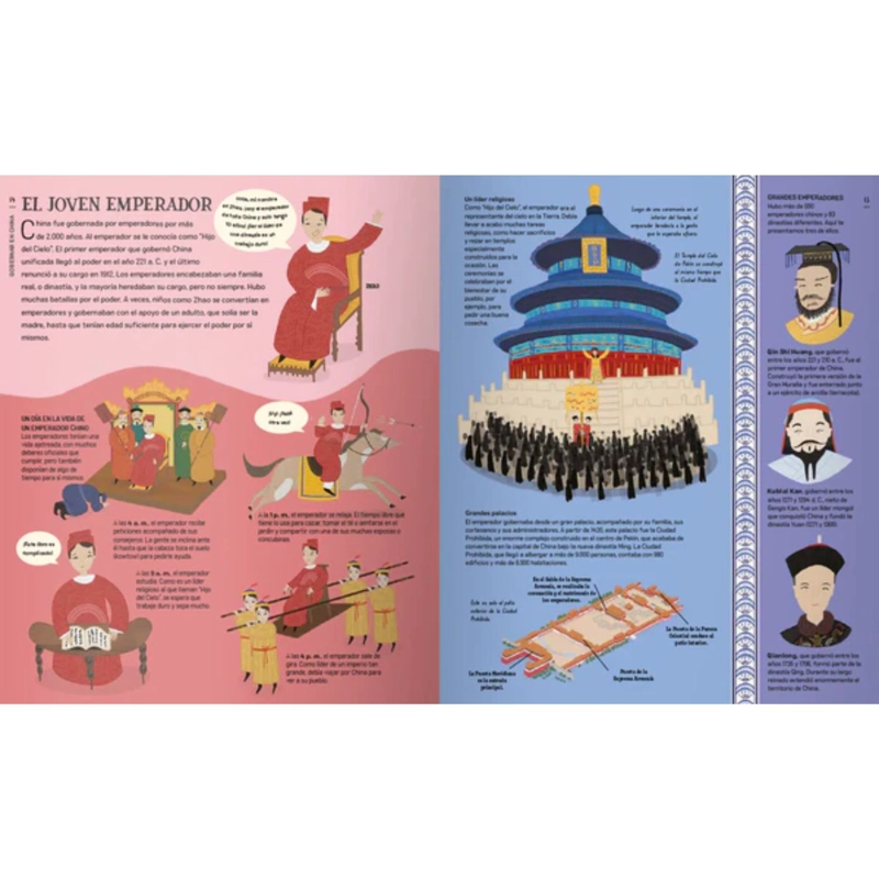 LIBRO INFANTIL LA VIDA EN LA ANTIGUA CHINA MARY AULD - 4