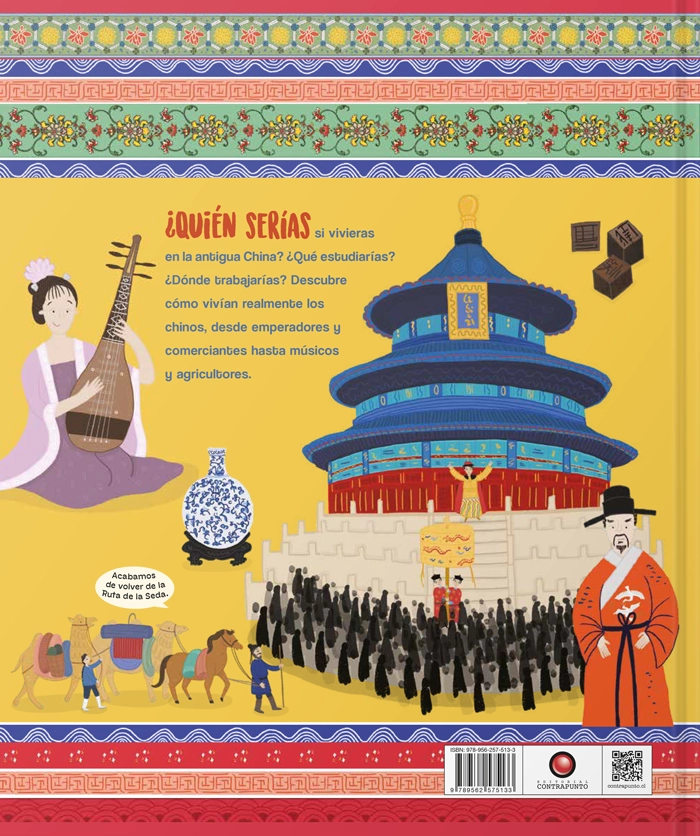LIBRO INFANTIL LA VIDA EN LA ANTIGUA CHINA MARY AULD - 8