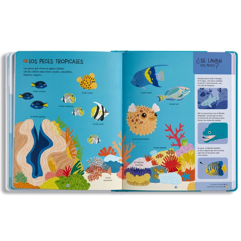 LIBRO INFANTIL BIBLIOTECA PARA MENTES CURIOSAS - ANIMALES MARINOS JOANNA PRIME - 3