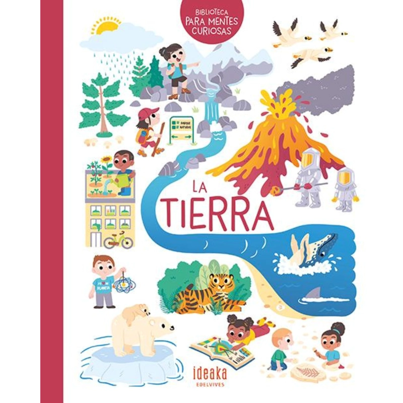 LIBRO INFANTIL BIBLIOTECA PARA MENTES CURIOSAS - LA TIERRA CECILE BENOSIT - 1