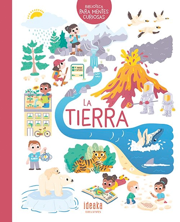 LIBRO INFANTIL BIBLIOTECA PARA MENTES CURIOSAS - LA TIERRA CECILE BENOSIT - 5