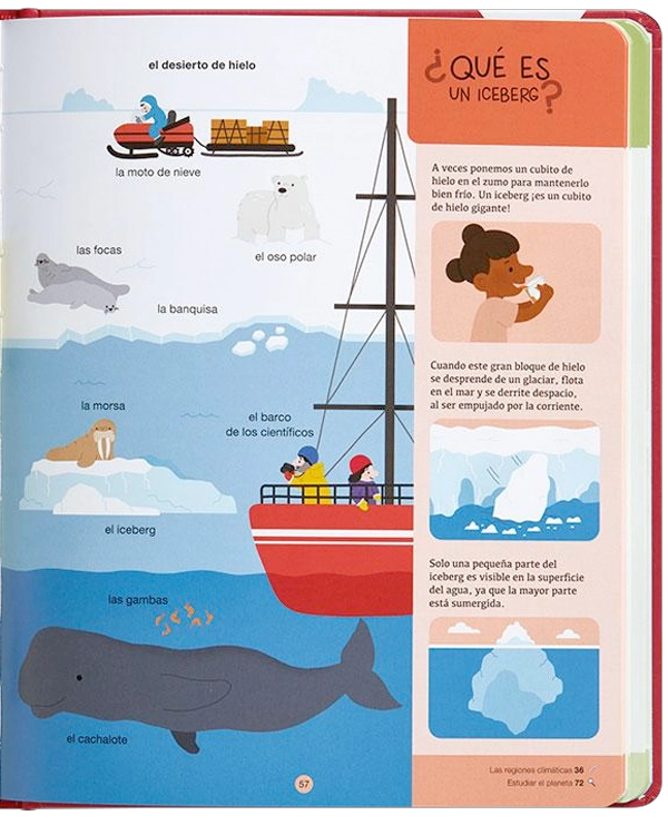 LIBRO INFANTIL BIBLIOTECA PARA MENTES CURIOSAS - LA TIERRA CECILE BENOSIT - 9