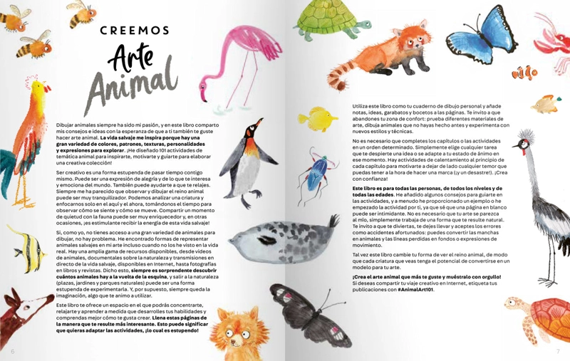 ARTE ANIMAL. 101 ACTIVIDADES CREATIVAS PARA INSPIRARTE - 7