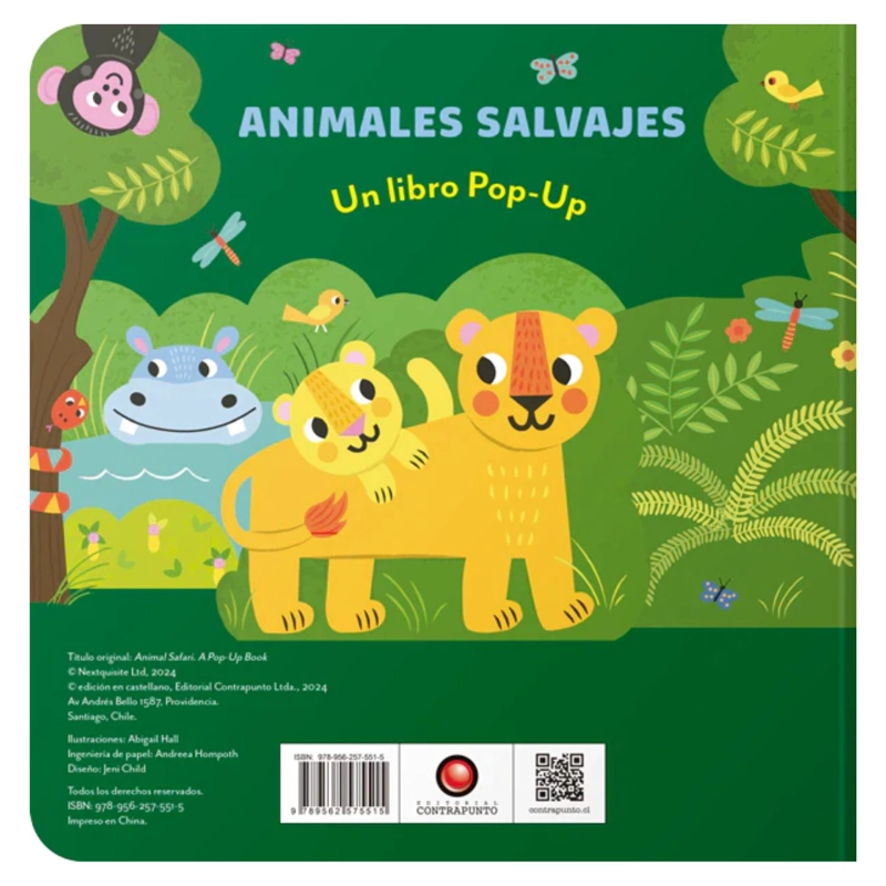 UN LIBRO POP-UP - ANIMALES SALVAJES - 2