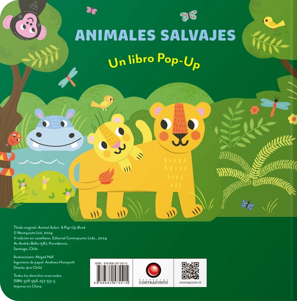 UN LIBRO POP-UP - ANIMALES SALVAJES - 6