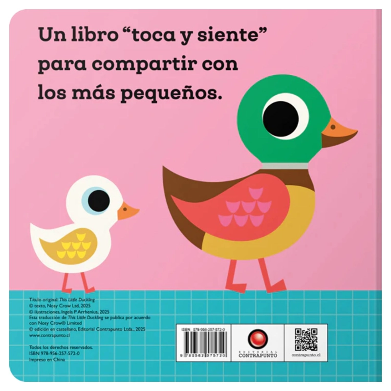 UN LIBRO TOCA Y SIENTE - ESTE PEQUEÑO PATITO - 2