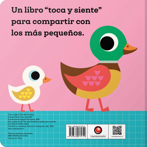 UN LIBRO TOCA Y SIENTE - ESTE PEQUEÑO PATITO - 6
