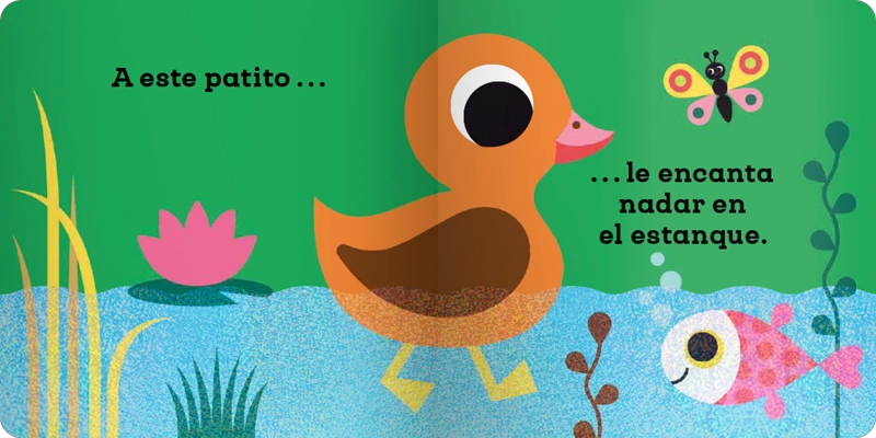 UN LIBRO TOCA Y SIENTE - ESTE PEQUEÑO PATITO - 7