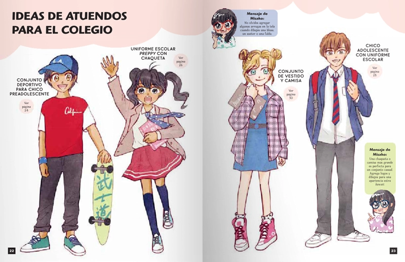 COMO DIBUJAR MANGA KAWAII - MODA - 4
