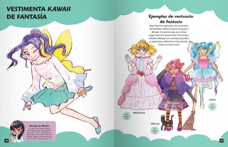 COMO DIBUJAR MANGA KAWAII - MODA - 5