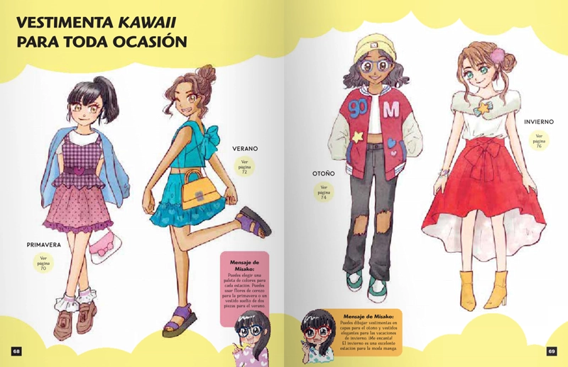 COMO DIBUJAR MANGA KAWAII - MODA - 6