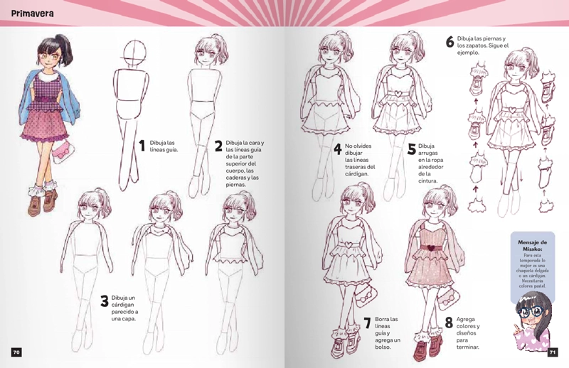 COMO DIBUJAR MANGA KAWAII - MODA - 7