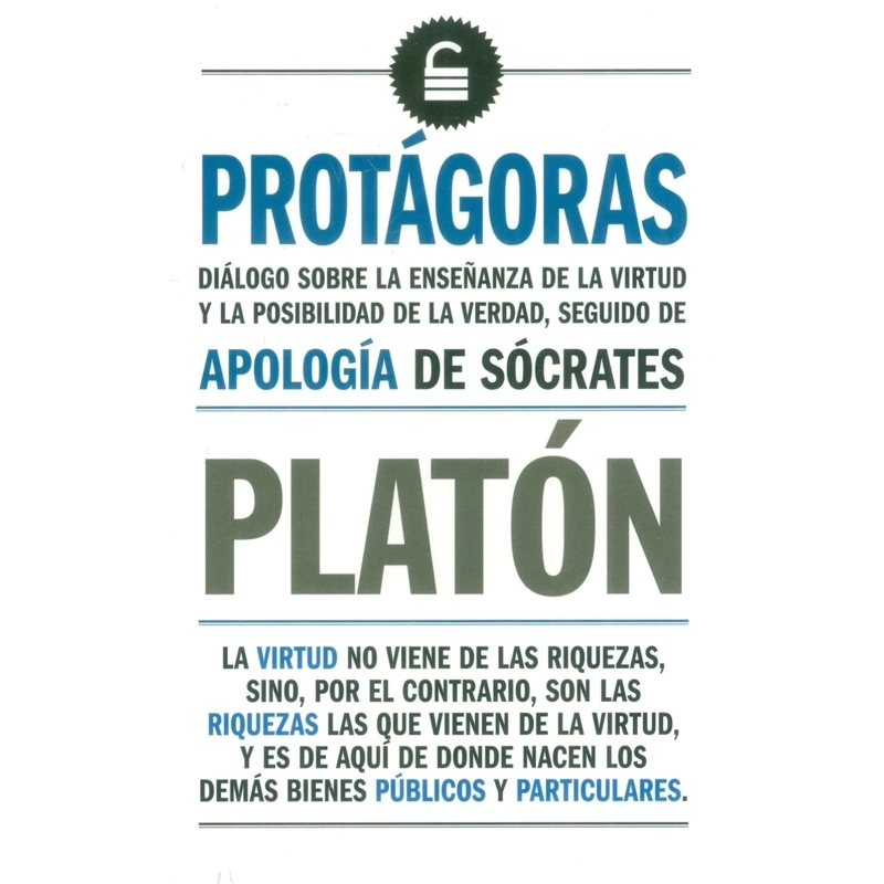 PROTAGORAS + APOLOGIA - 1