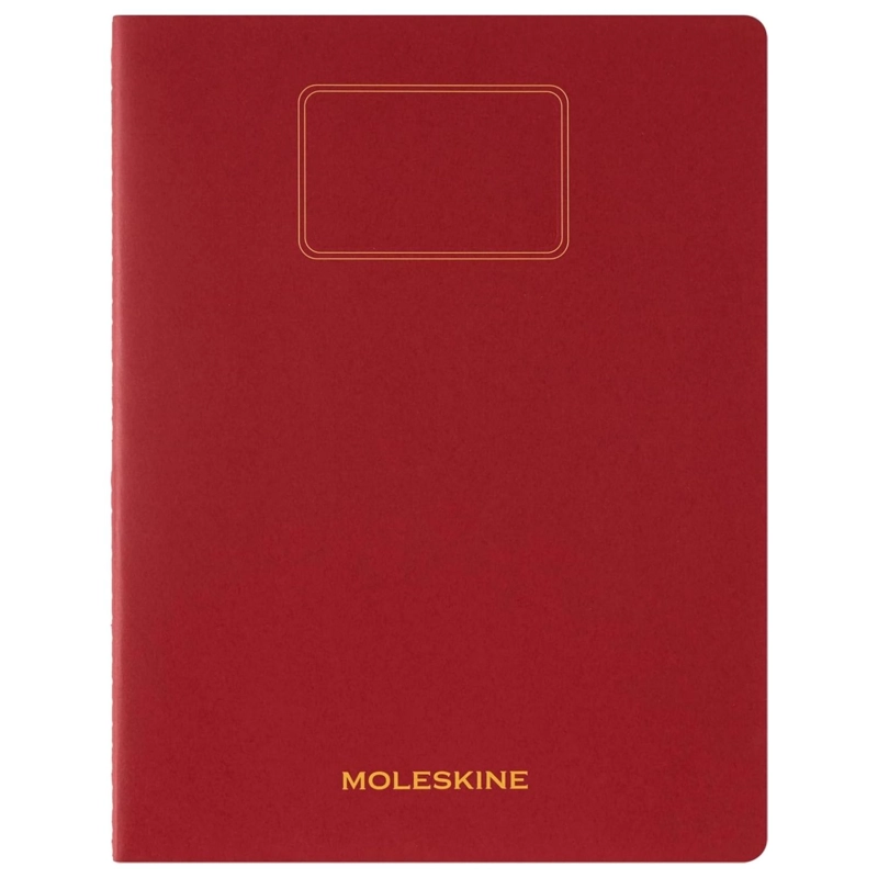 CUADERNO MOLESKINE ESTUDIANTE - TAPA BLANDA - XXL -ROJO-LISA - 2