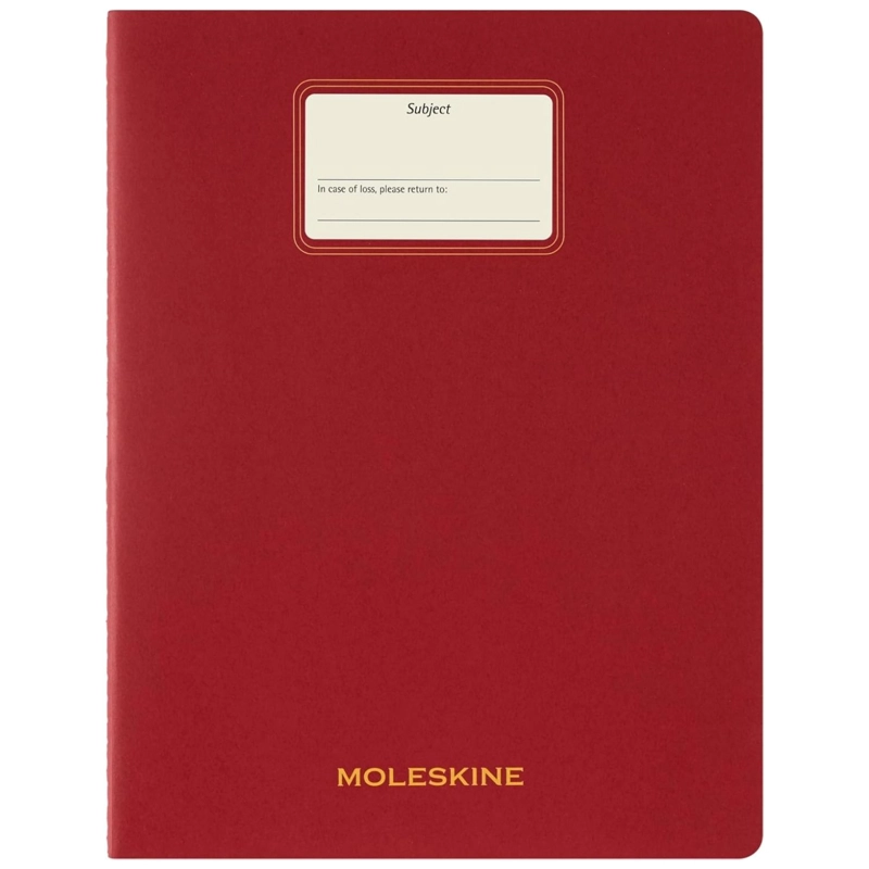 CUADERNO MOLESKINE ESTUDIANTE - TAPA BLANDA - XXL -ROJO-LISA - 4