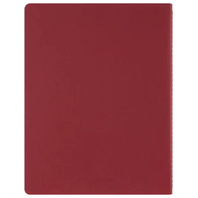 CUADERNO MOLESKINE ESTUDIANTE-TAPA BLANDA-XXL -ROJO-DE RAYAS - 4