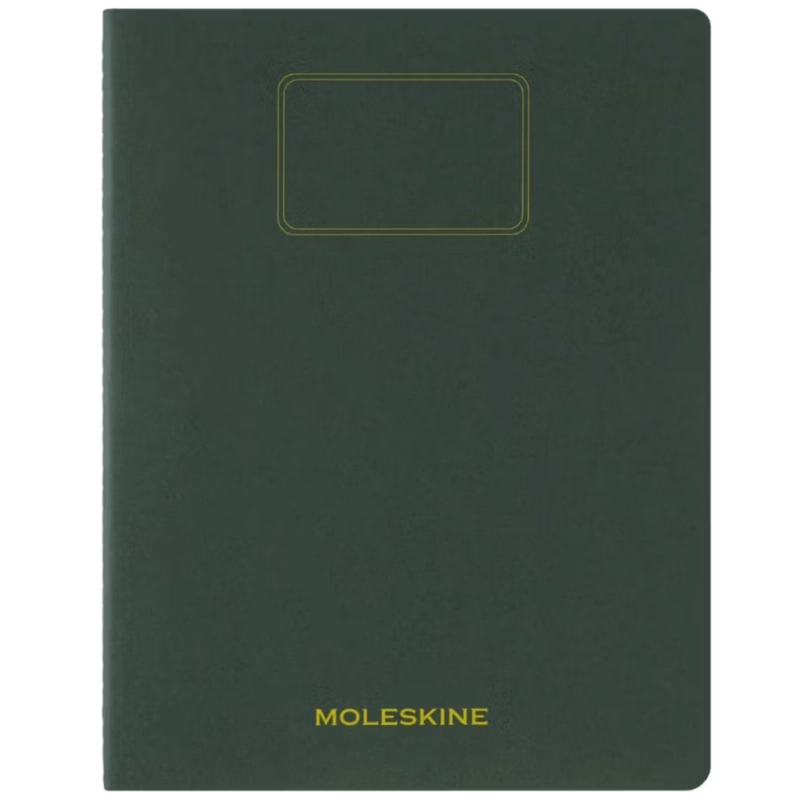 CUADERNO MOLESKINE ESTUDIANTE -TAPA BLANDA XXL -VERDE -RAYAS - 1