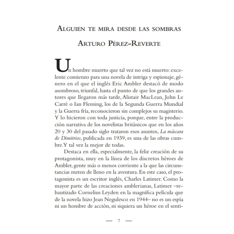 LA MASCARA DE DIMITRIOS - 2
