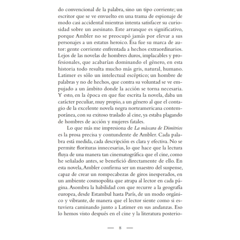 LA MASCARA DE DIMITRIOS - 3
