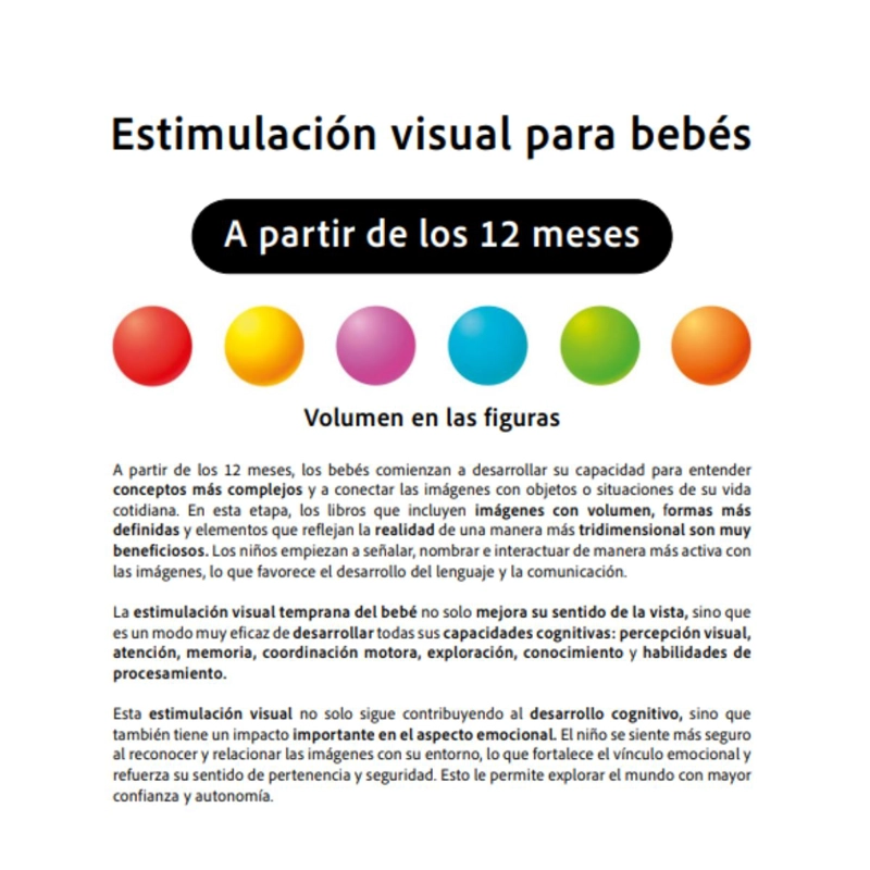ESTIMULACION VISUAL 12M+ - 2