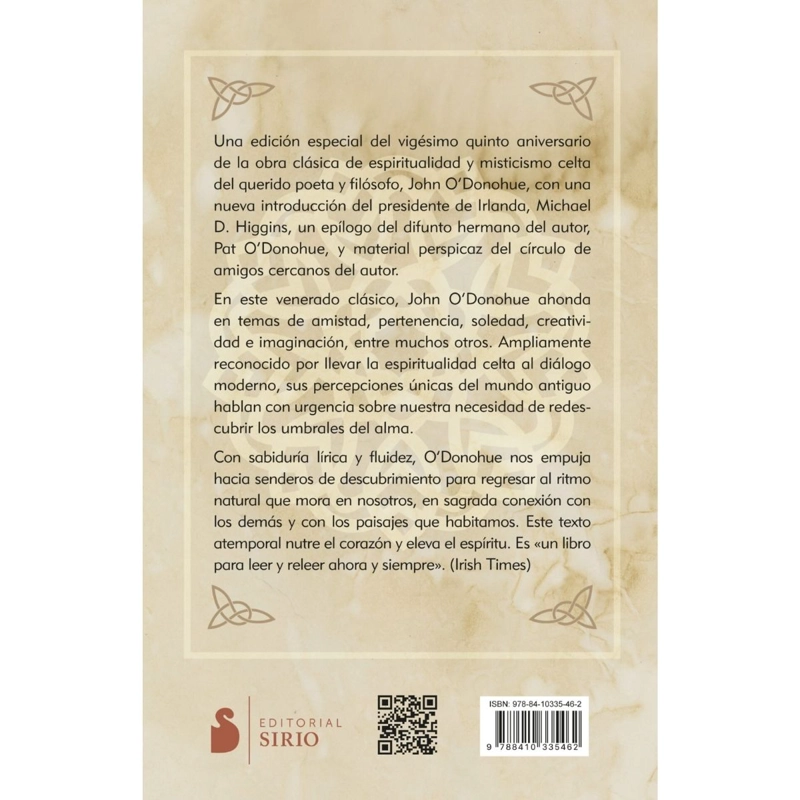 ANAM CARA. EL LIBRO DE LA SABIDURIA CELTA. ED 25° ANIVERSARIO - 6
