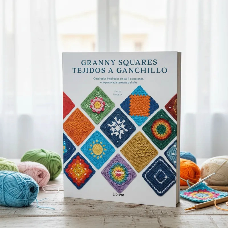 GRANNY SQUARES TEJIDOS A GANCHILLO (CROCHET) - 2