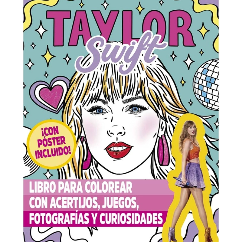 TAYLOR SWIFT. LIBRO PARA COLOREAR - 1