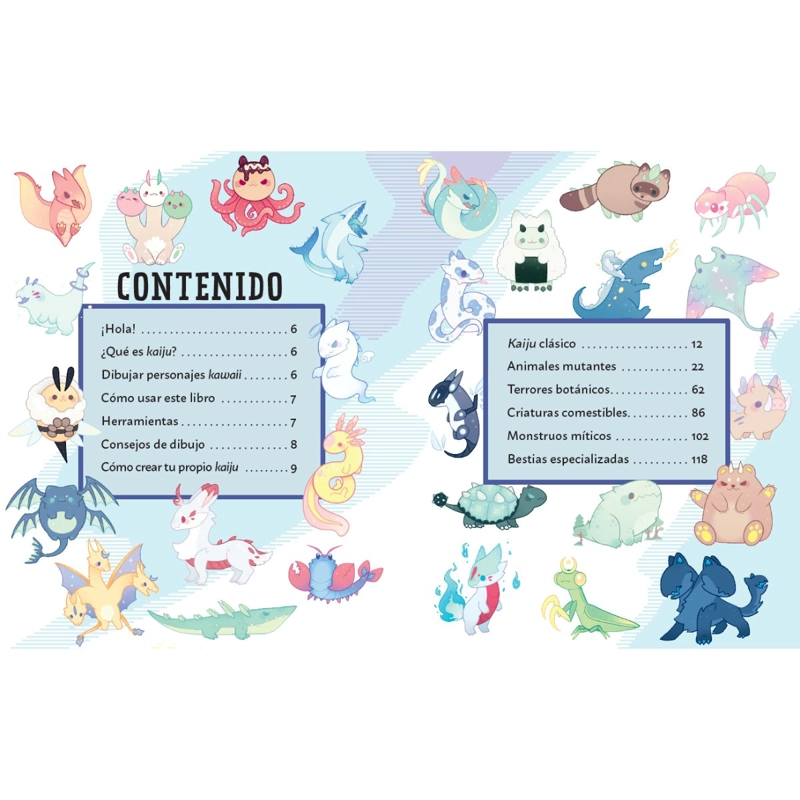 MONSTRUOS KAWAII. APRENDE A DIBUJAR - 2
