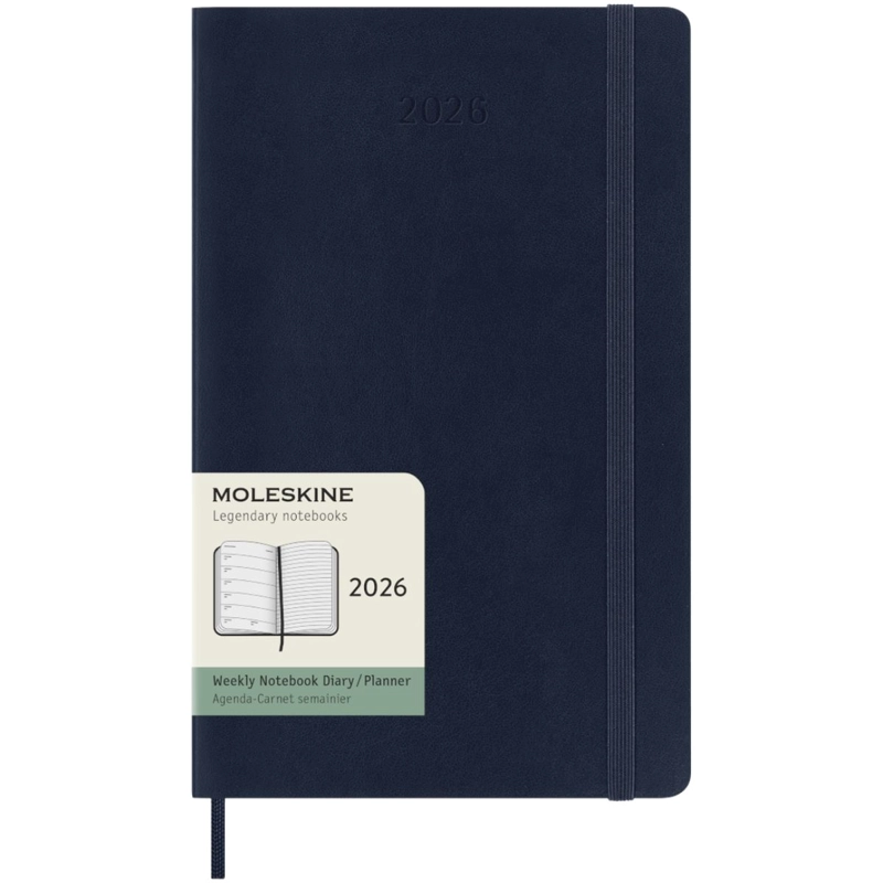 AGENDA MOLESKINE 2026 - SEMANAL - T. DURA - LARGE - AZUL - 3