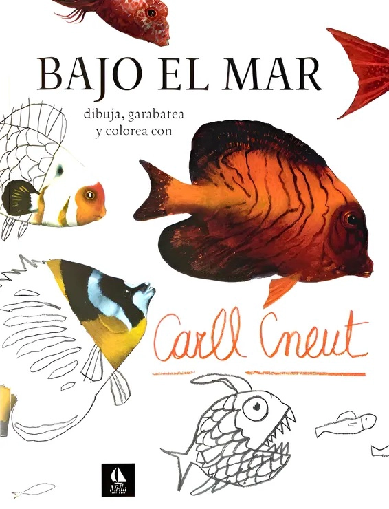 BAJO EL MAR. DIBUJA, GARABATEA Y COLOREA - 1