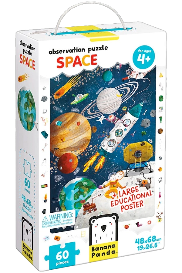 PUZZLE OBSERVATION SPACE (60 PIEZAS) 4+ - 7