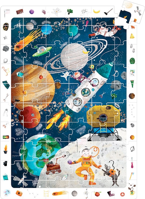 PUZZLE OBSERVATION SPACE (60 PIEZAS) 4+ - 8