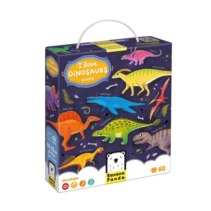 PUZZLE I LOVE DINOSAURS (60 PIEZAS) 4+ - 1