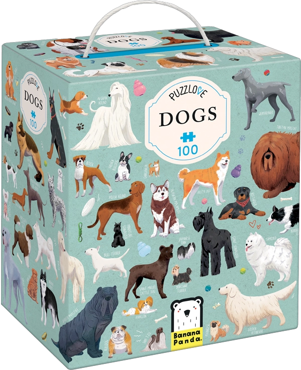 PUZZLE PUZZLOVE DOGS (100 PIEZAS) 5+ - 7
