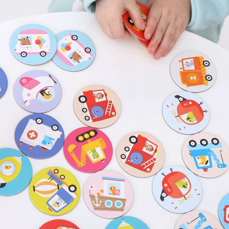 JUEGO DE MEMORIA VEHICLES (15 PARES) 2+ - 3