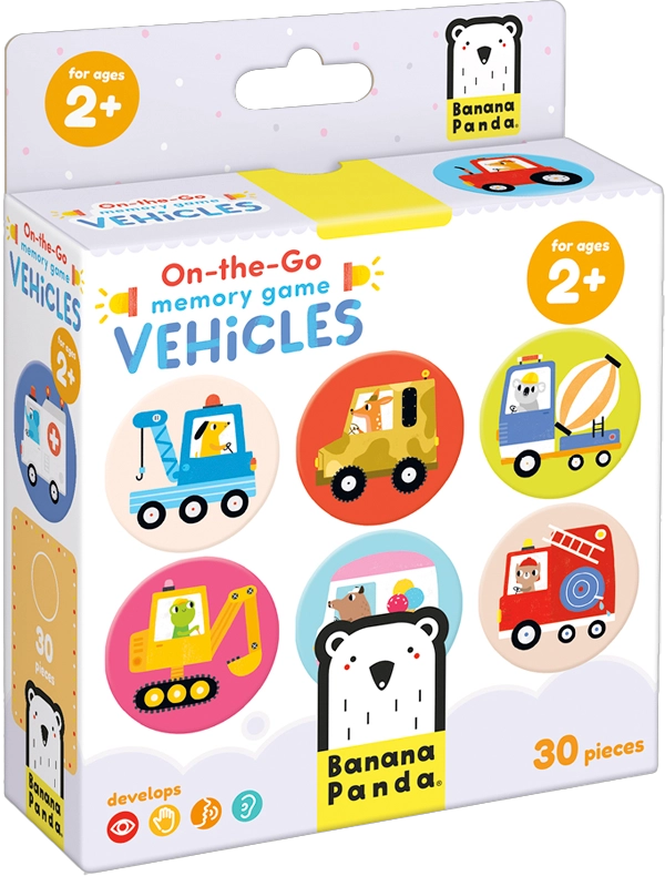 JUEGO DE MEMORIA VEHICLES (15 PARES) 2+ - 5